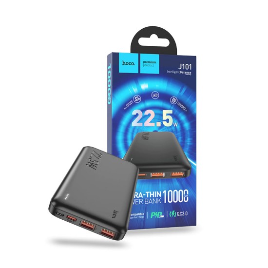 Power Bank Hoco J101 Astute 22,5W 10000mAh Preto Power Bank Hoco J101 Astute 22,5W 10000mAh Preto